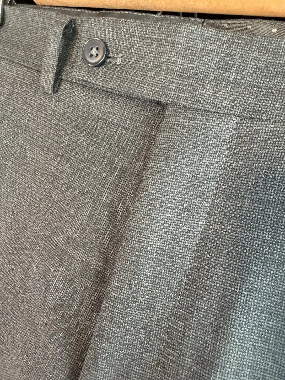 Michael Strahan Collection Charcoal Gray Men's Dress Pants 46X30